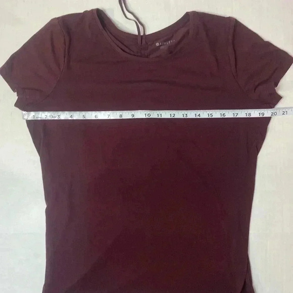 Athleta Women's Encore Plum Crewneck Athletic Tee Top Size medium - Picture 6 of 10